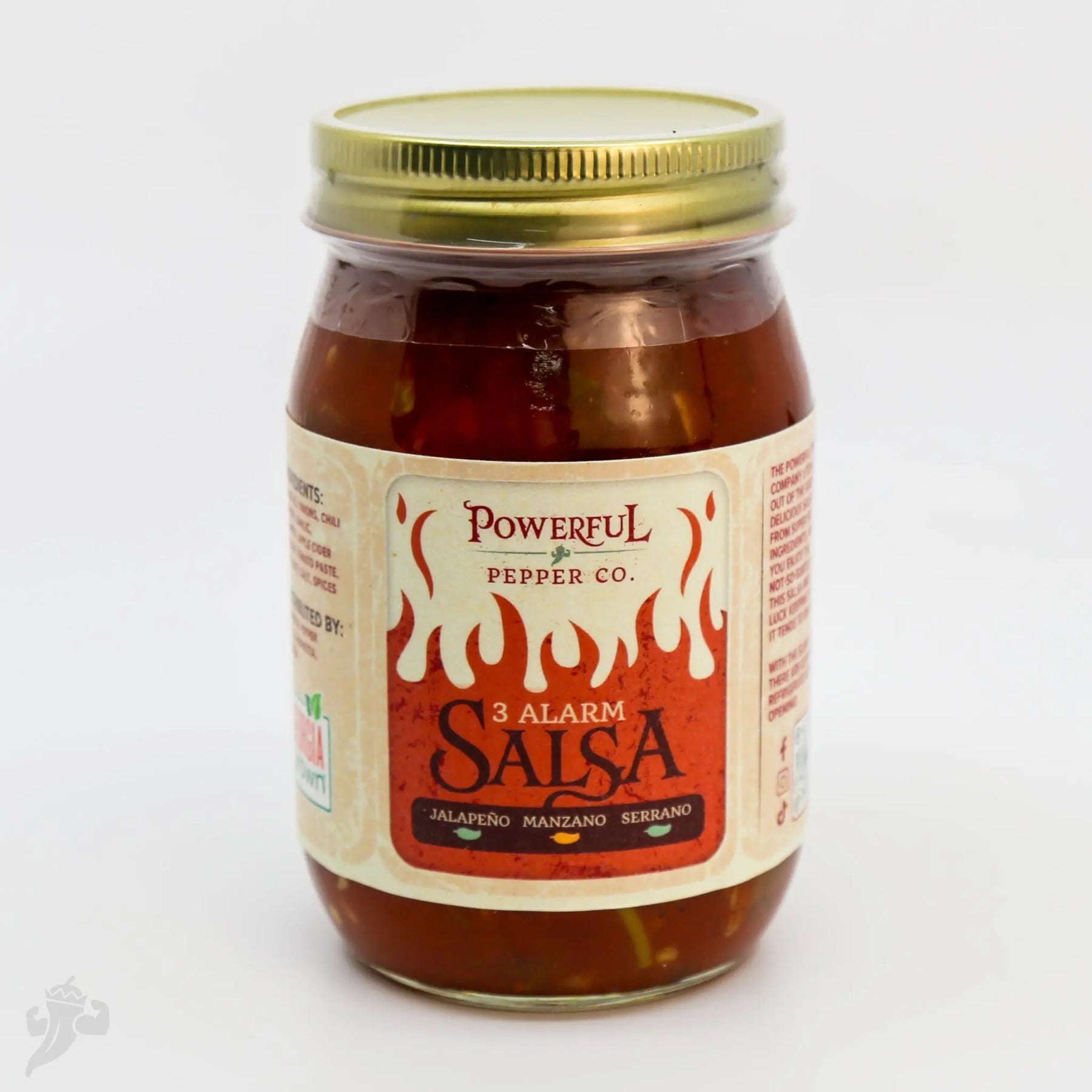 3 Alarm Salsa by Powerful Pepper Company, Southern food gift main product photo