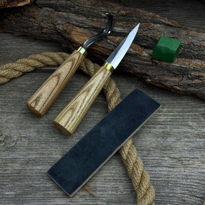 3-Piece Hand-Forged Spoon Carving Tool Set