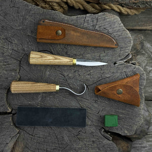 3-Piece Hand-Forged Spoon Carving Tool Set