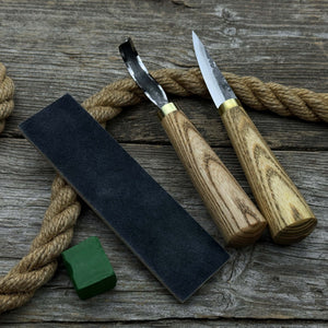3-Piece Hand-Forged Spoon Carving Tool Set
