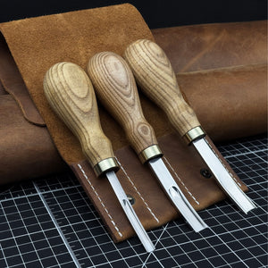 3-Piece Leather Edge Skiver Set