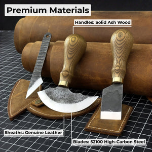 3-Piece Leatherworking Tool Set