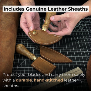 3-Piece Leatherworking Tool Set