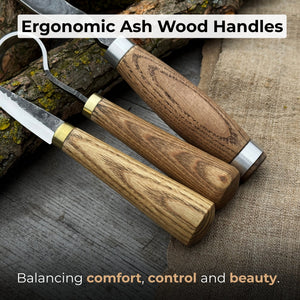 3-Piece Spoon Carving Tool Set