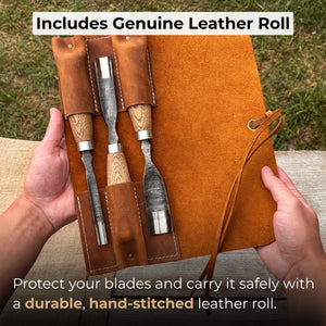 3-Piece Straight Rounded Chisel Set