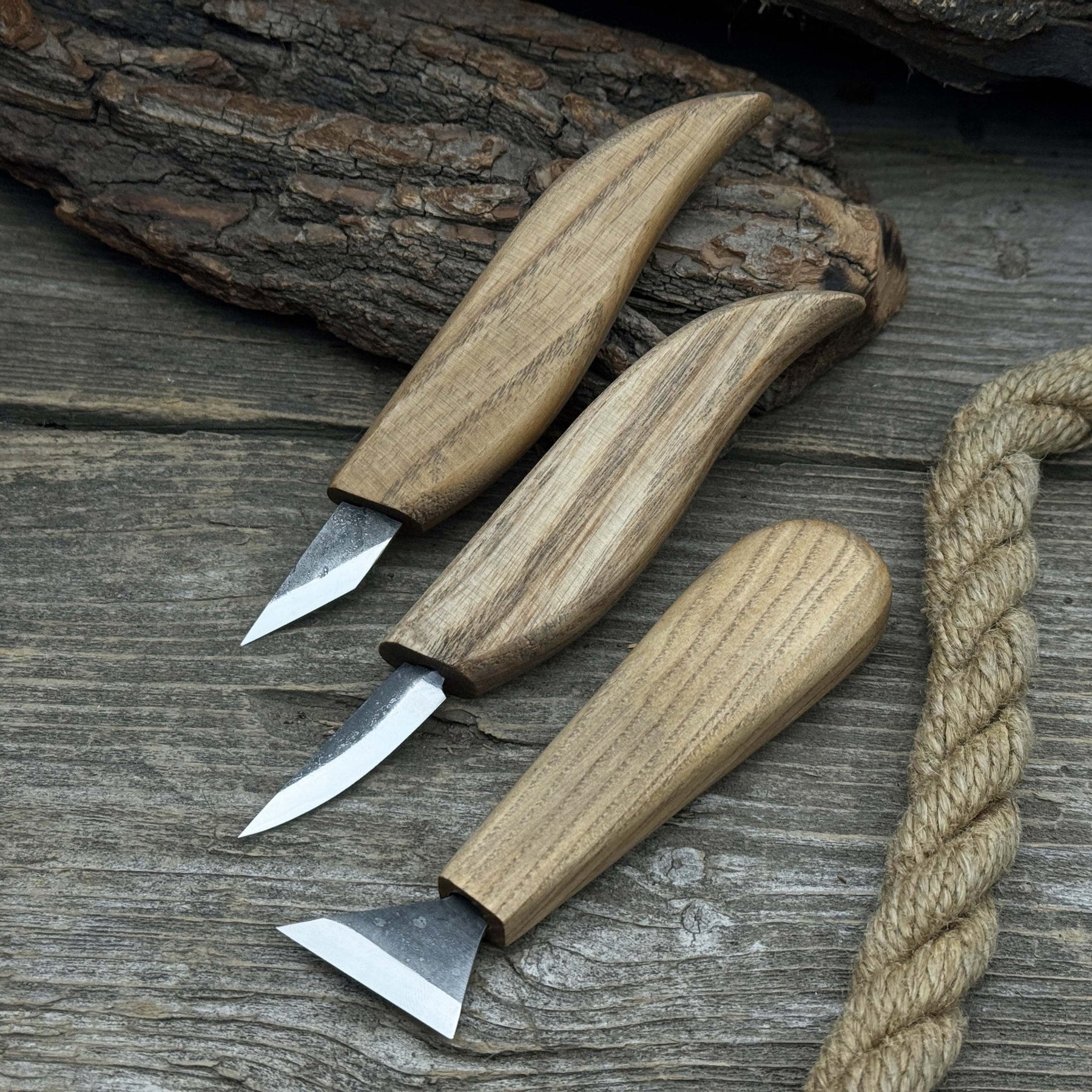 3-Piece Wood Carving Knife Set
