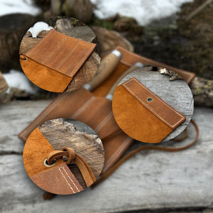 3 Pocket Leather Chisel Roll