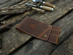 3 Pocket Leather Tool Case