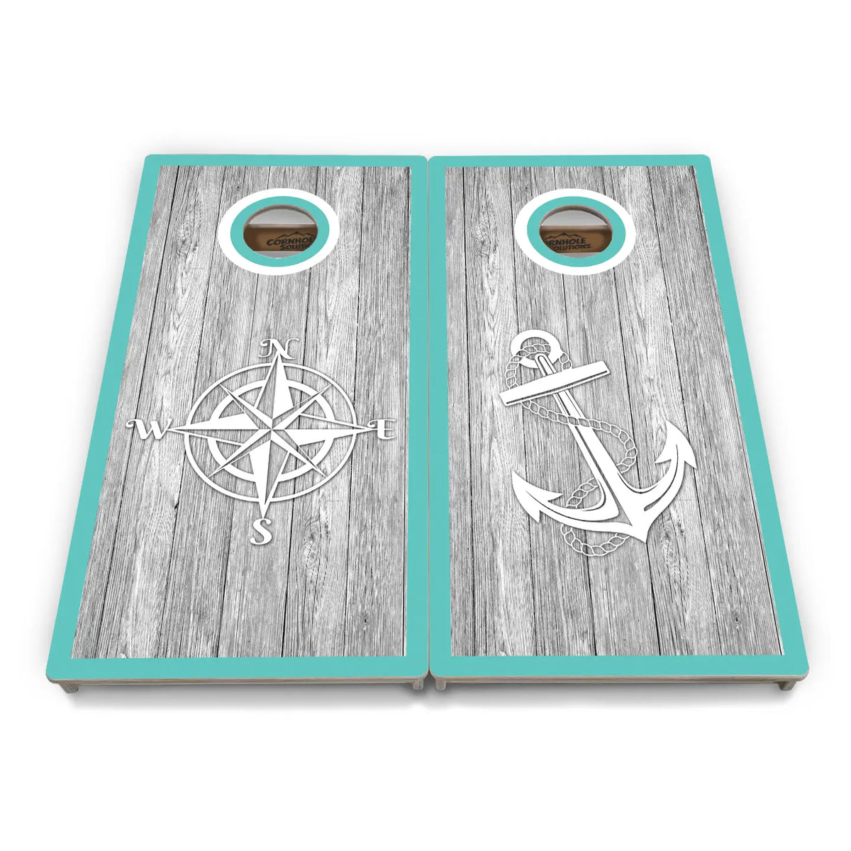 Anchor & Compass Cornhole Boards – Tournament Series