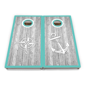 Anchor & Compass Cornhole Boards – Tournament Series