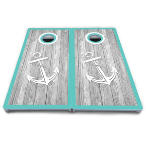 Anchor & Compass Cornhole Boards - All Weather Series