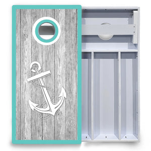 Anchor & Compass Cornhole Boards - All Weather Series