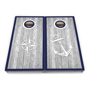 Anchor & Compass Cornhole Boards – Tournament Series