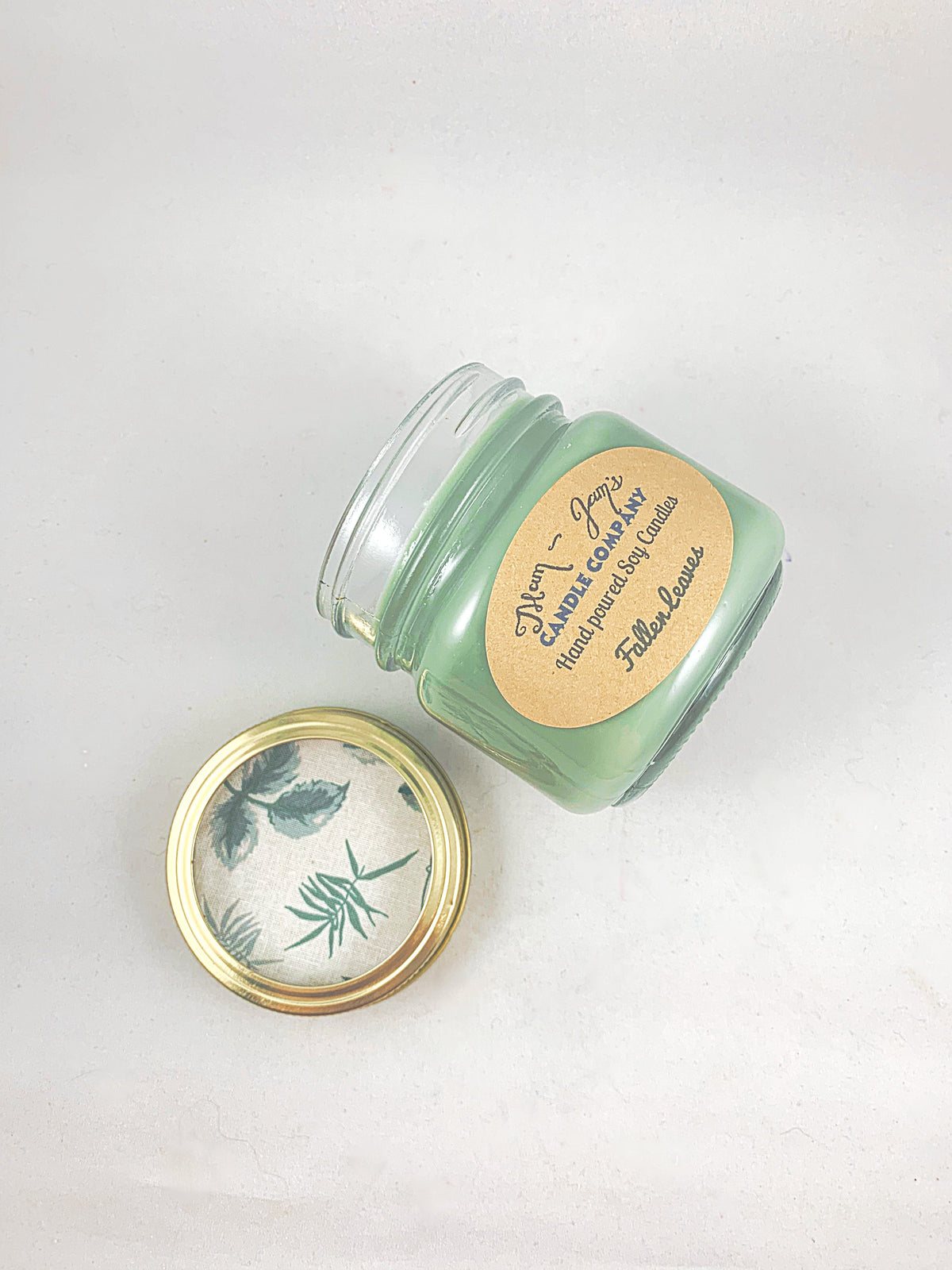 Fallen Leaves soy candle and wax melts by Mam Jam’s Candle Company, detail image 3