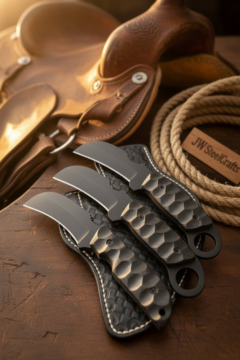 Blackstone Talon Karambit Trio by JW SteelCrafts