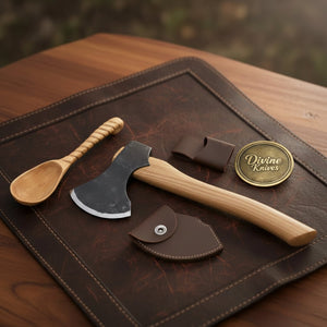 Beavercraft Bushcraft Carving Hatchet with Ash Handle