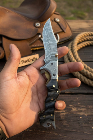 Grithorn Damascus Folder product detail, view 4