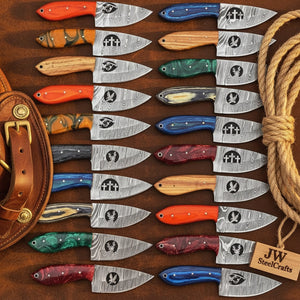 Frontier Emblem 20-Piece Knife Set by JW SteelCrafts, alternate view 3