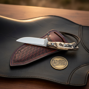 Ram Horn Handle Cowboy Skinner Knife product detail, view 2