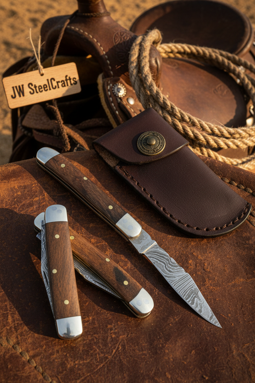 Rosewood Folding Knife product detail, view 2