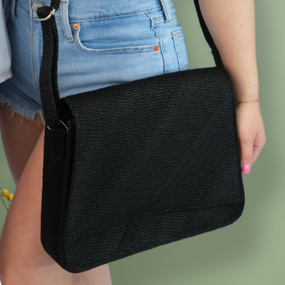Square Bag handwoven rope bag by Nomadic State of Mind, view 15