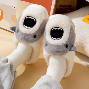 Snazzy Shark Plush Slippers by The Mississippi Mermaid Mercantile - view 5