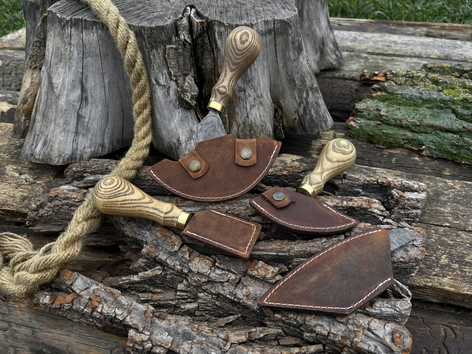 4-Piece Leatherworking Tool Set