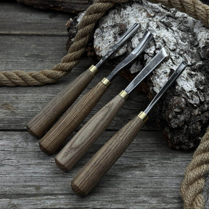4-Piece Wood Carving Chisel & Gouge Set
