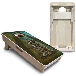 Got Your Six - Mini Cornhole Board Set (12" x 24") with 8 Mini Bags Cornhole Solutions