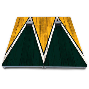 Team Color Triangle Cornhole Boards - All Weather Series