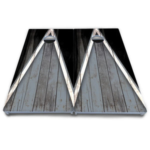 Team Color Triangle Cornhole Boards - All Weather Series