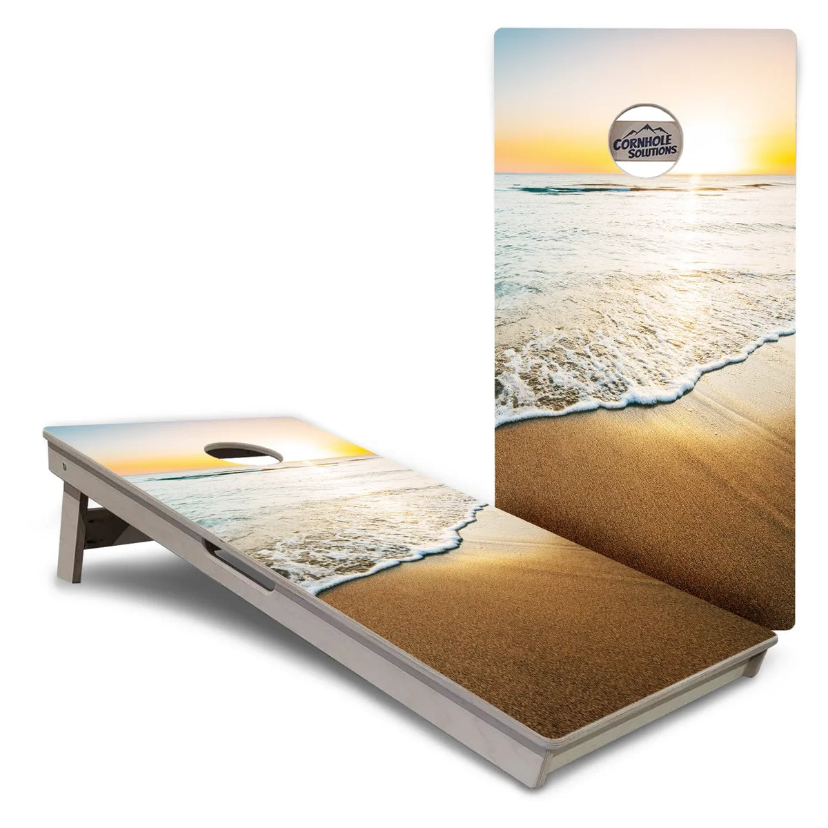 Ocean Sunset Cornhole Boards – Tournament Series