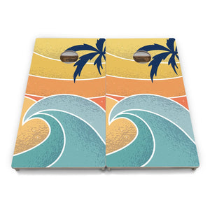 Retro Beach Cornhole Boards – Tournament Series