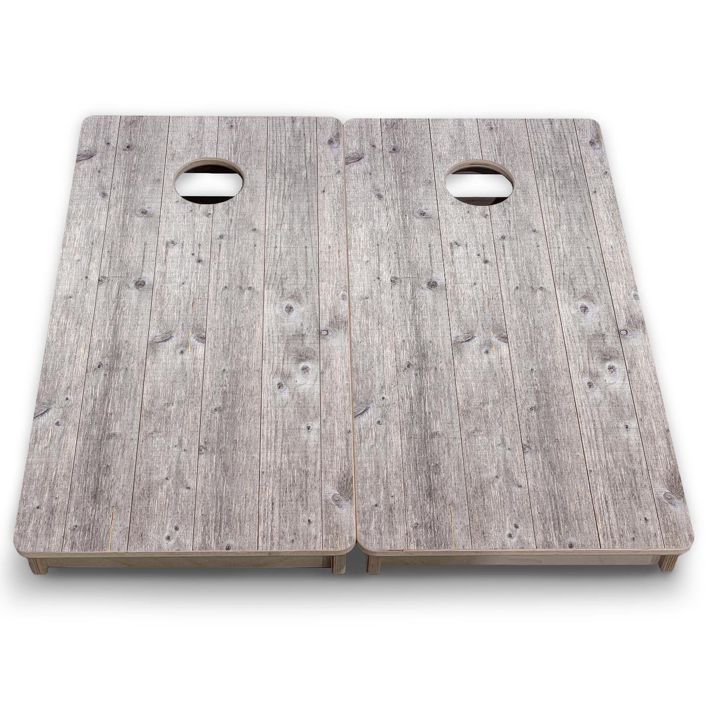 Grey Driftwood - Mini or Vacation Size Cornhole Boards by Cornhole Solutions, custom cornhole board detail photo 7