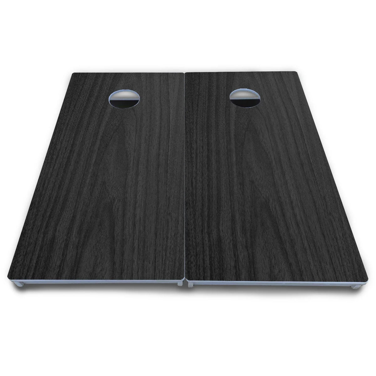 Dark Grey Wood Cornhole Boards - All Weather Series