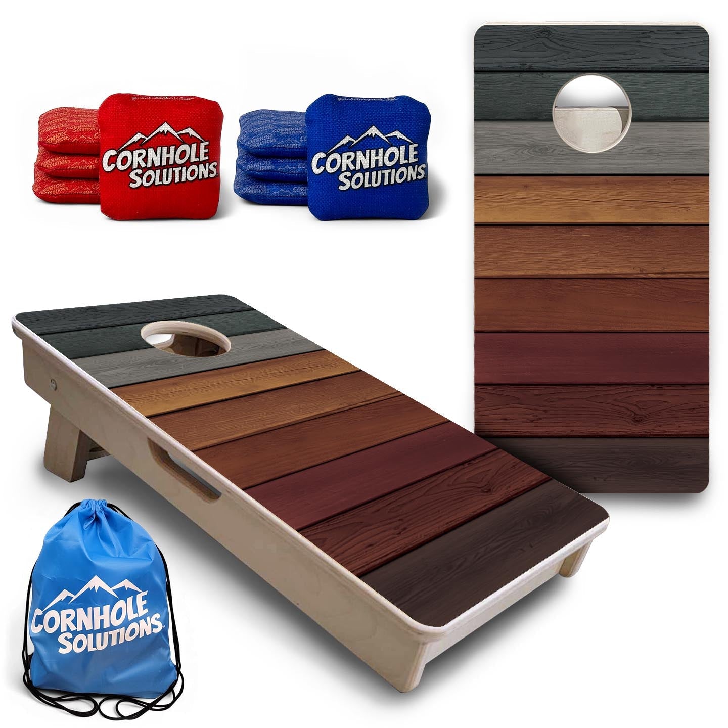 Smoked Timber - Mini or Vacation Size Cornhole Boards Cornhole Solutions