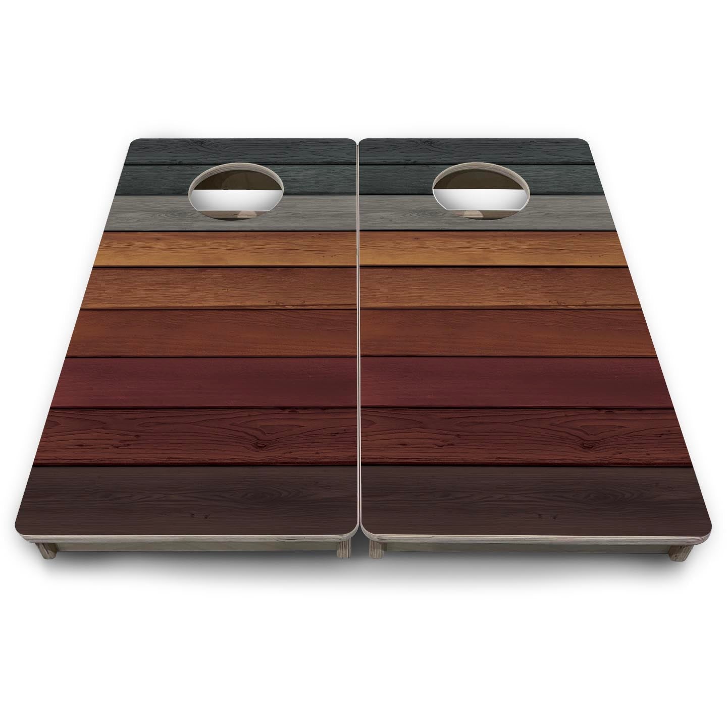 Smoked Timber - Mini or Vacation Size Cornhole Boards by Cornhole Solutions, custom cornhole board detail photo 9