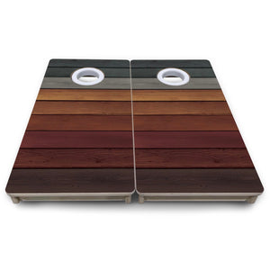 Smoked Timber - Mini or Vacation Size Cornhole Boards by Cornhole Solutions, custom cornhole board detail photo 8