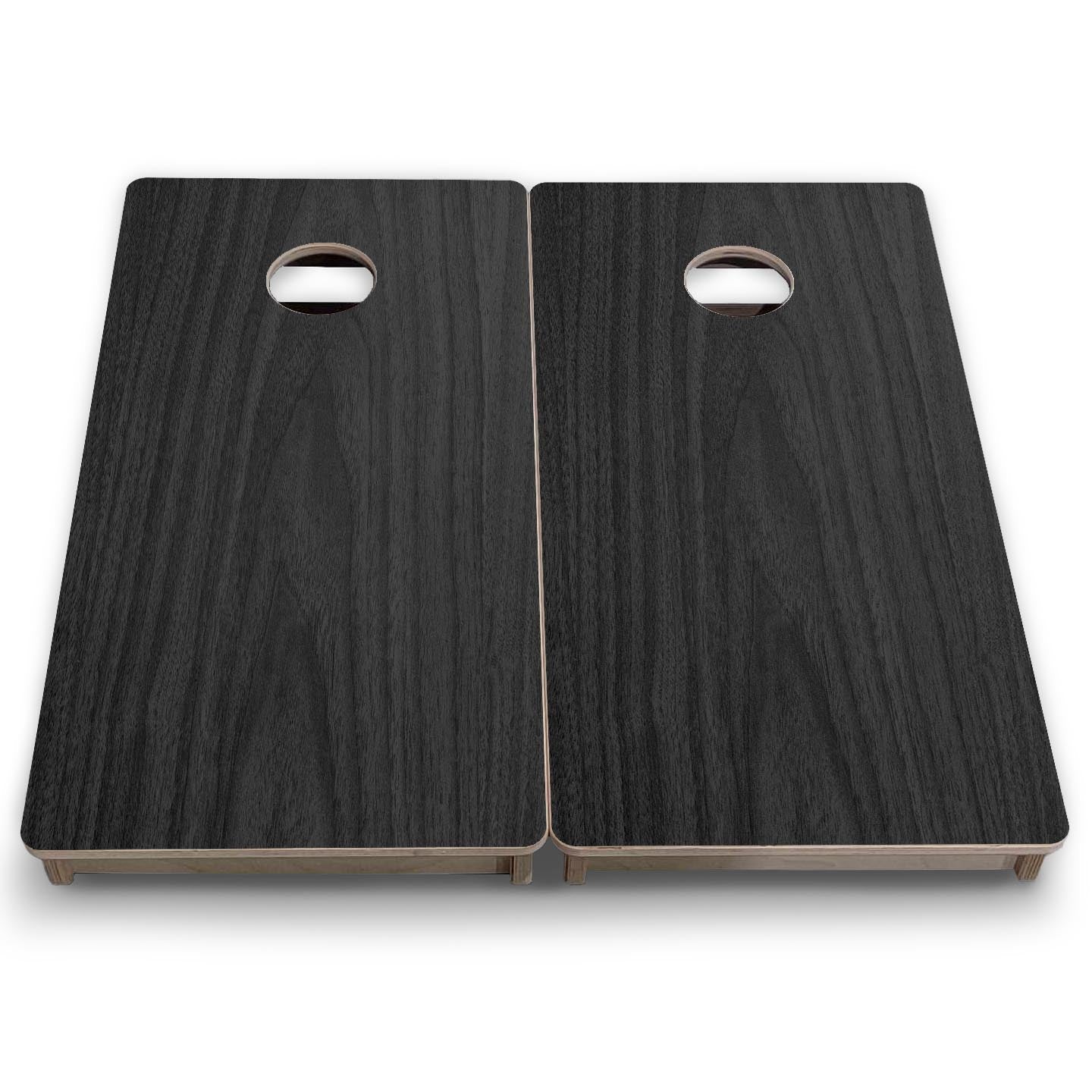Dark Grey Wood - Mini or Vacation Size Cornhole Boards by Cornhole Solutions, custom cornhole board detail photo 7