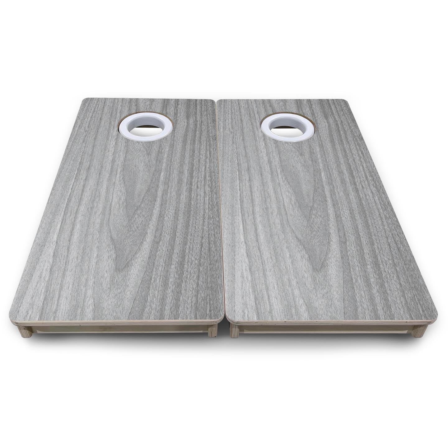 Light Grey Wood - Mini or Vacation Size Cornhole Boards by Cornhole Solutions, custom cornhole board detail photo 8