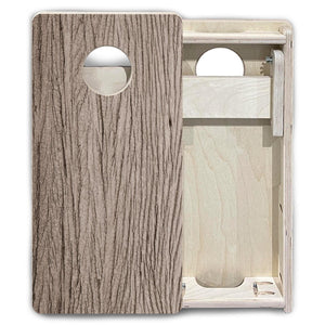 Weathered Oak - Mini or Vacation Size Cornhole Boards Cornhole Solutions