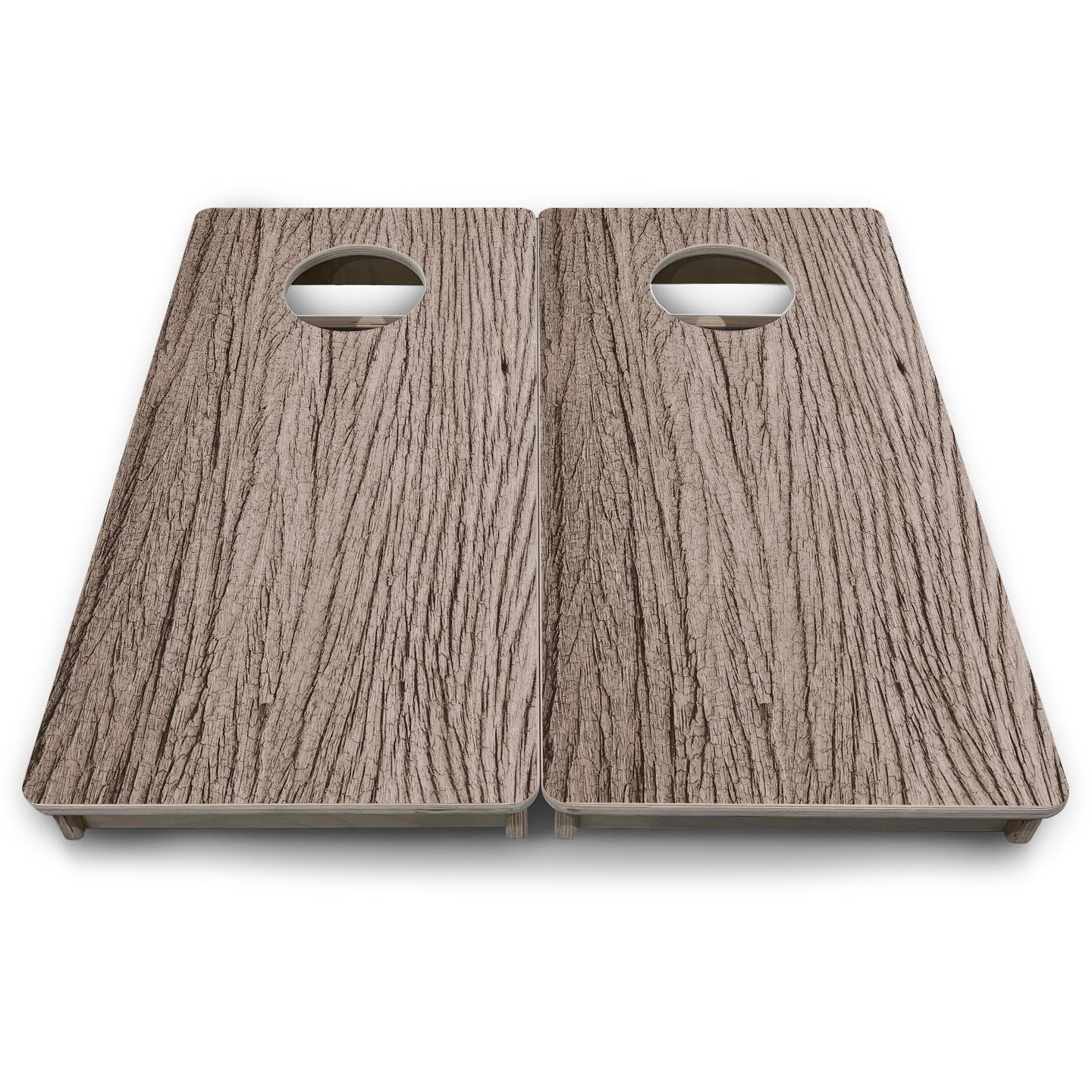 Weathered Oak - Mini or Vacation Size Cornhole Boards Cornhole Solutions