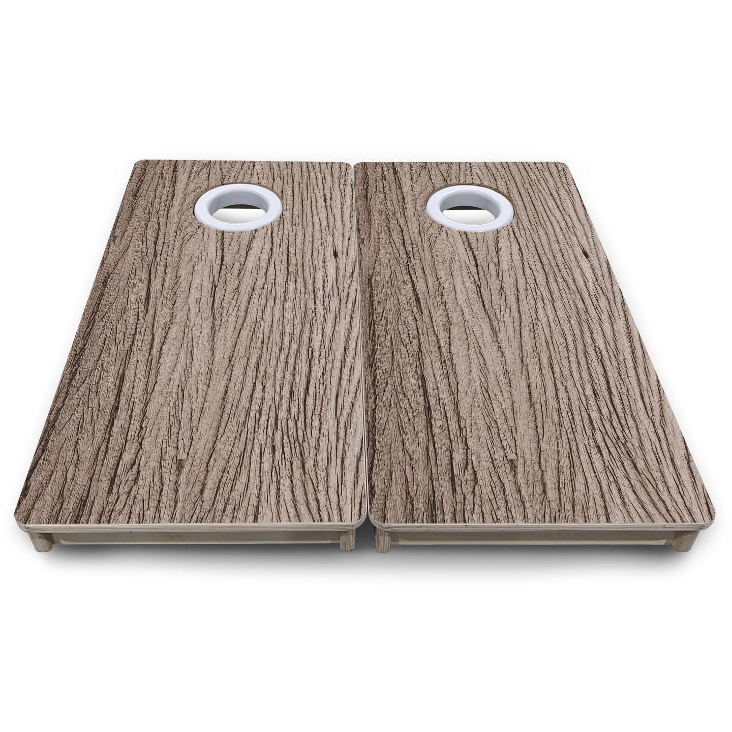 Weathered Oak - Mini or Vacation Size Cornhole Boards Cornhole Solutions