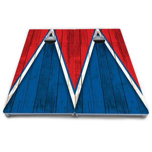 Team Color Triangle Cornhole Boards - All Weather Series