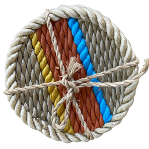 Rope Coasters without Box handcrafted rope coasters by Nomadic State of Mind, view 9
