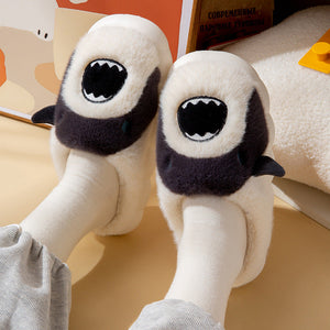 Snazzy Shark Plush Slippers by The Mississippi Mermaid Mercantile - view 6