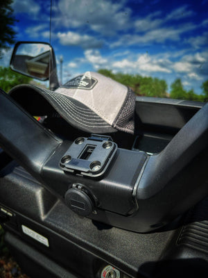 Honda Helix Steering Wheel Phone & GPS Mount – 3D Printed PETG, Power Port Ready, Custom Scooter Accessory