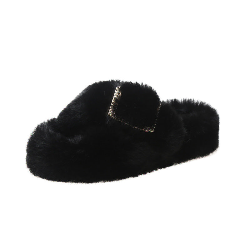 Opened Toed Extra Fluffy Slippers by The Mississippi Mermaid Mercantile - view 34