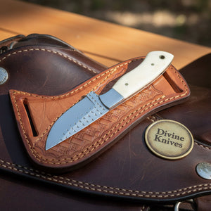 Bone Western Rasp Cowboy Knife with Rasp product detail, view 4