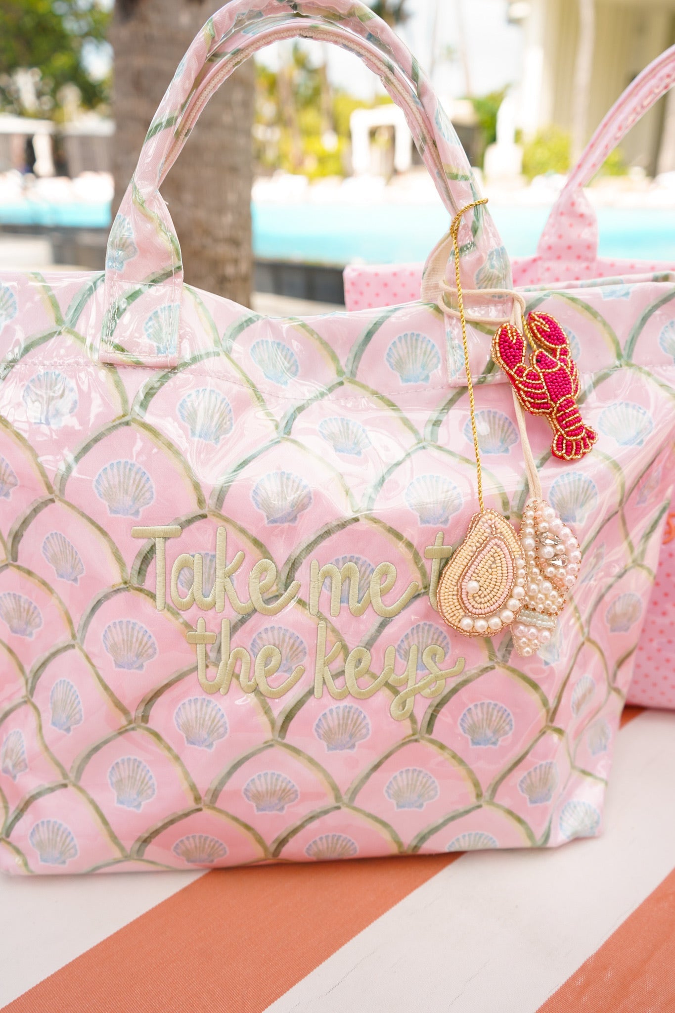 Cabana Clear Coat Tote